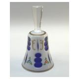 1960's MOSER BOHEMIAN BELL CASED CUT TO COBALT
