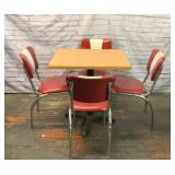 50's Diner Style 4 Chairs and small Table