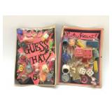 1940's gumball machine, charm display cards