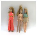3 1960'S DAWN DOLLS
