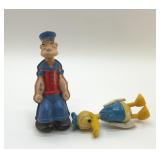1940's POPEYE, DONALD DUCK WALKING TOYS