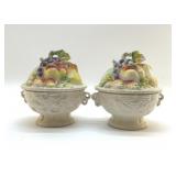 TILSO JAPAN COVERED FRUIT BOWLS 6'