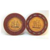 1700's TALL SHIPS WALL DECOR