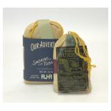 2 NC DURHAM TOBACCO ADVERTISING BAGS