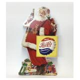 Pepsi Cola Merry Christmas Santa Metal Sign