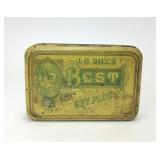 Antique JG Dill's Best Tobacco Advertising Tin