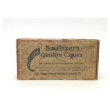 Antique Smeltzer's Quality Cigars Wooden Box