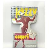1993 CAPRI SUPER SLIM METAL AD ADVERTISING SIGN