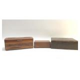 3 VTG DRESSER BOXES