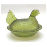 HEN ON A NEST GREEN