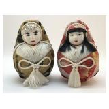 1960's HIME DARUMA WEDDING DOLLS