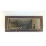 MIRRORED COAT RACK 34 X 14