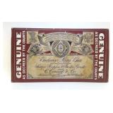 BUDWEISER METAL SIGN 33 X 19'