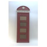 BRITISH PHONE BOOTH PICTURE FRAMES 30 X 10'