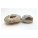 2 QUARTZ GEODES 4'