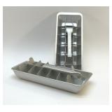 TWO VINTAGE ICE CUBE TRAYS
