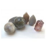 6 QUARTZ CRYSTALS 3'