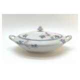 HOPEWELL VTG CHINA BLUEBIRD CASSEROLE