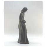 HAEGER MOTHER DAUGHTER STATUE 17'