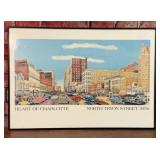HEART OF CHARLOTTE SIGNED JONATHAN ROACH PRINT