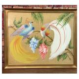 HANDPAINTED FANTASY BIRD ART MARIE CRAWFORD