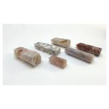 6 QUARTZ, CRYSTAL TOWERS 4'