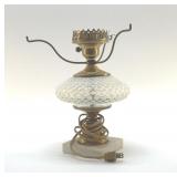 FENTON HOBNAIL LAMP BASE 10'