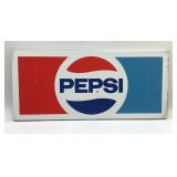 PEPSI COLA VTG METAL SIGN 10x22'