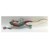 METAL CHAMELEON WALL ART 26'