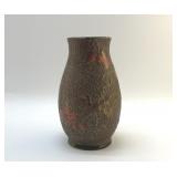 JAPANESE TOKANABE 1920S VASE TEXTURED TREE BARK