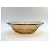 FOSTORIA FAIRFAX AMBER BOWL 11.5'