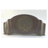 GERMAN ' NAPOLEON'S HAT' MANTLE CLOCK