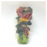 1940S PARAKEET WALL POCKET 7'
