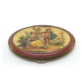 ANTIQUE POWDER COMPACT 4'