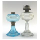2 1800's OIL LAMPS