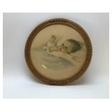 'AWAKENING' BESSIE PEASE GUTMAN INFANT PRINT