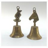 2 BRASS BELLS 6.5'