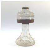ANTIQUE DRAPED OIL LAMP 9 '