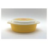 1968 PYREX SUNFLOWER CASSEROLE 13'