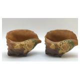 1940's ROSEVILLE WATER LILY CONCH PLANTERS