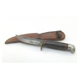 OFFICIAL BOY SCOUT KNIFE WITH SHEATH 8.5'