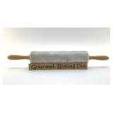 MARBLE ROLLING PIN WITH BASE 18'