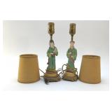 ANTIQUE CHINESE FIGURAL LAMPS 1920