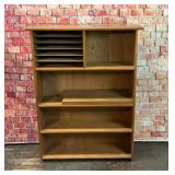 VTG wood  library or office bookcase