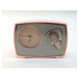 1950's BRADLEY PINK ALARM CLOCK