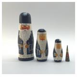 SANTA MATROYSHKA NESTING DOLL  8'
