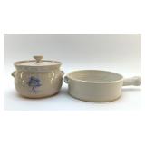 POTTERY KITCHENWARE FROGTOWN NC CASSEROLE