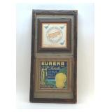 CUSTOM FRAMED VINTAGE FRUIT LABELS
