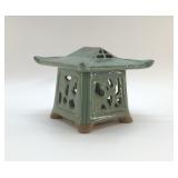 ASIAN GARDEN PAGODA CANDLE HOLDER