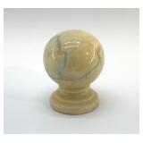 DUCCESCHI ITALIAN ALABASTER GLOBE PAPERWEIGHT